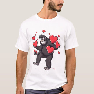 Der Herzspender-Gorilla T-Shirt