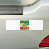 Der het-Buchstabe - hebräisches Alphabet Autoaufkleber (Auf Auto)