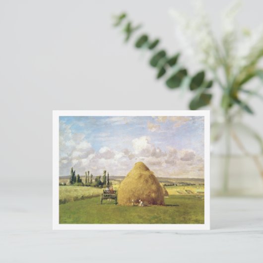 Der Heuhaufen, Pontoise, 1873 Postkarte (Stehend Vorderseite)