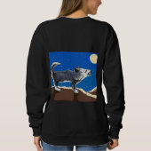 Der heulende Wolf 🐺  Sweatshirt (Rückseite)