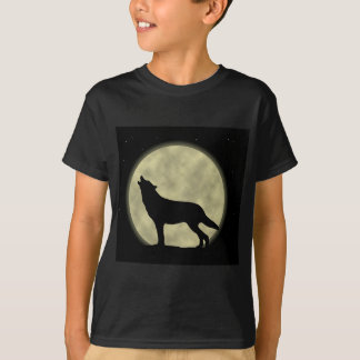 Der Heulenwolf in der Nacht T-Shirt