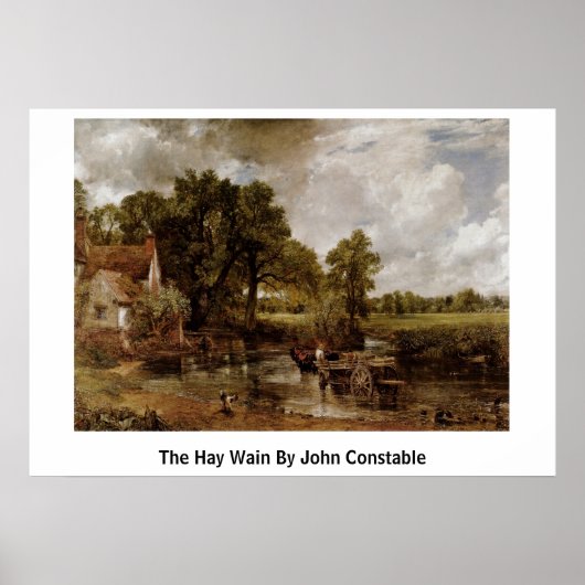 Der Heuschrei von John Constable Poster (Vorne)