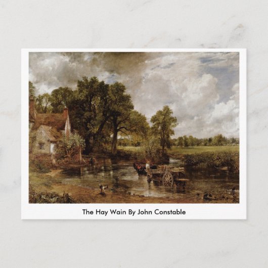 Der Heuschrei von John Constable Postkarte (Vorderseite)