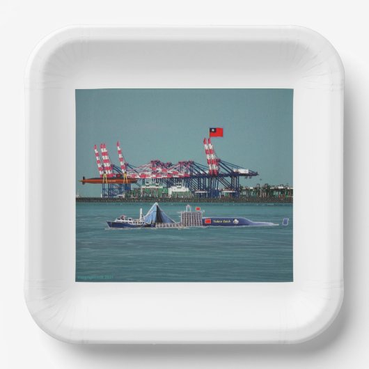 Der heutige Fang Pappteller (Vorderseite)