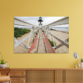 Der heutige Leuchtturm, der letzte von vielen Leinwanddruck (Insitu (Wohnzimmer))