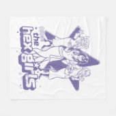 Der Hex Girls Star-Power Fleecedecke (Vorderseite (Horizontal))