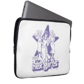 Der Hex Girls Star-Power Laptopschutzhülle (Vorne Rechts)