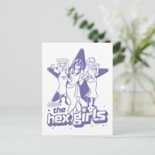 Der Hex Girls Star-Power Postkarte (Stehend Vorderseite)
