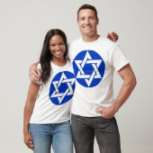 Der Hexagram (weiß auf blau) T-Shirt (Unisex)