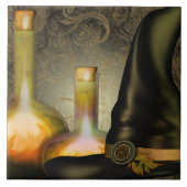 Der Hexe-Hut Fliese (Vorderseite)