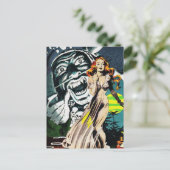 Der Hexendoktorzauber - Vintages Comic Postkarte (Stehend Vorderseite)