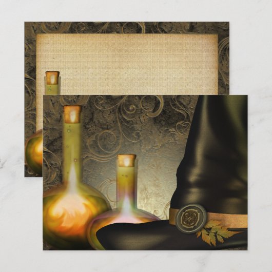 Der Hexenhut Postkarte (Vorne/Hinten)