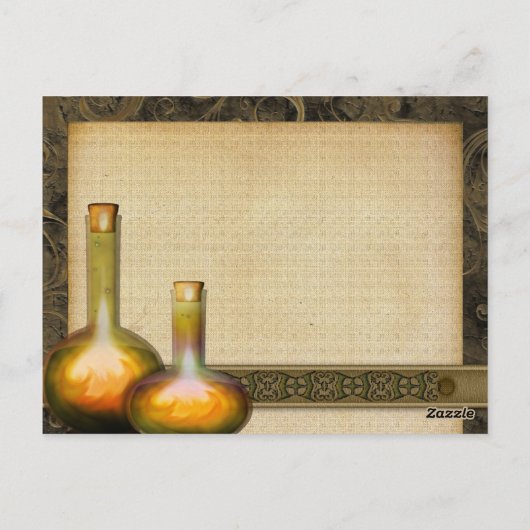 Der Hexenhut Postkarte (Rückseite)