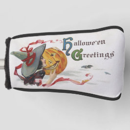 Der Hexenkuss: eine Kürbislaterne zu Halloween Golf Headcover