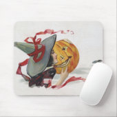 Der Hexenkuss: eine Kürbislaterne zu Halloween Mousepad (Mit Mouse)