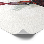 Der Hexenkuss: eine Kürbislaterne zu Halloween Poster (Ecke)