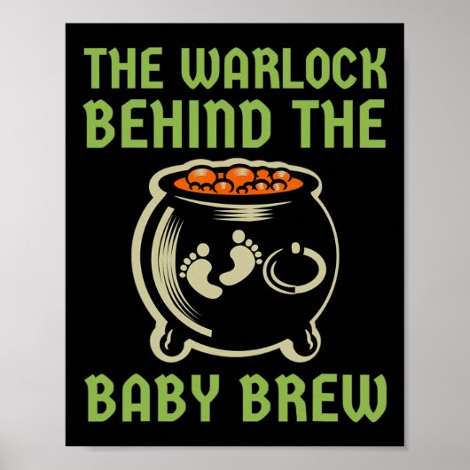 Der Hexenmeister hinter dem nebensächlichen Hallow Poster (Vorne)