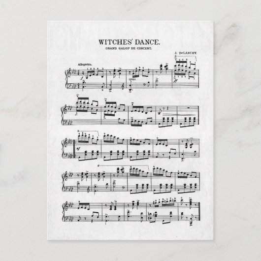 Der Hexentanz Postkarte (Vorderseite)
