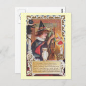 Der Hexenzauber Vintag Postkarte (Vorne/Hinten)