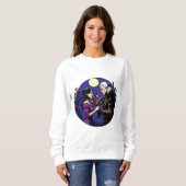 Der Hexer und der Yennefer mit einem Bouquet Sweatshirt (Vorne ganz)