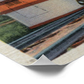 Der Hiawatha #2-Eisenbahnzug Poster (Ecke)