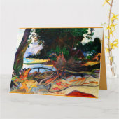 Der Hibiskus Tree (The burao) von Paul Gauguin Karte (Gelbe Blume)