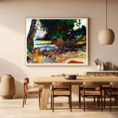 Der Hibiskus Tree (The burao) von Paul Gauguin Poster