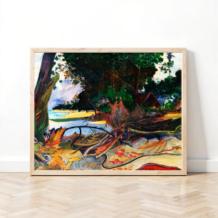 Der Hibiskusbaum (Te burao) von Paul Gauguin Poster