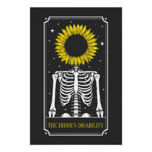 Der Hidden Disability Tarot Card Awareness Poster