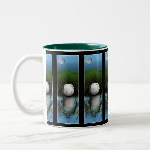 "DER HIDING ORT" Funny Golfers Tasse