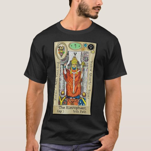 Der Hierophant-T - Shirt (Vorderseite)