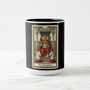 Der Hierophant Tarot Zweifarbige Tasse