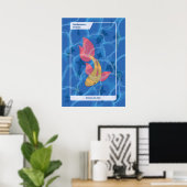 Der Hierophant umgekehrt Poster (Heimbüro)