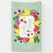 Der hiesige Bauernmarkt zum Geburtstag Banner (Vertikal)