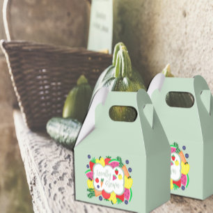 Der hiesige Bauernmarkt zum Geburtstag Geschenkschachtel