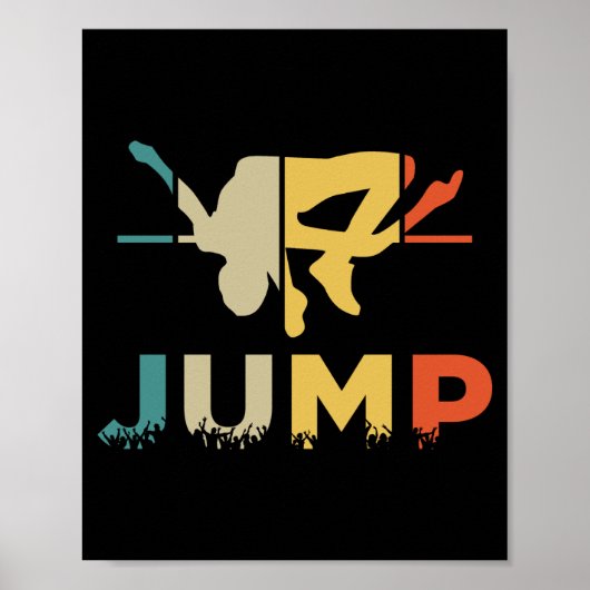 Der High Jump Sport Poster (Vorne)