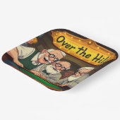 Der Hill Club Pappteller (Gewinkelt)