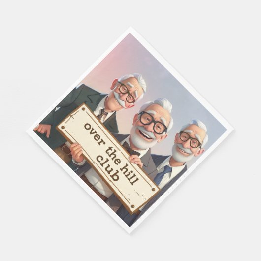 Der Hill Club Serviette (Ecke)