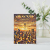 Der Hillbrow-Turm Südafrika Postkarte (Stehend Vorderseite)