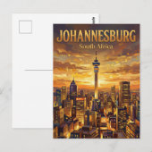 Der Hillbrow-Turm Südafrika Postkarte (Vorne/Hinten)