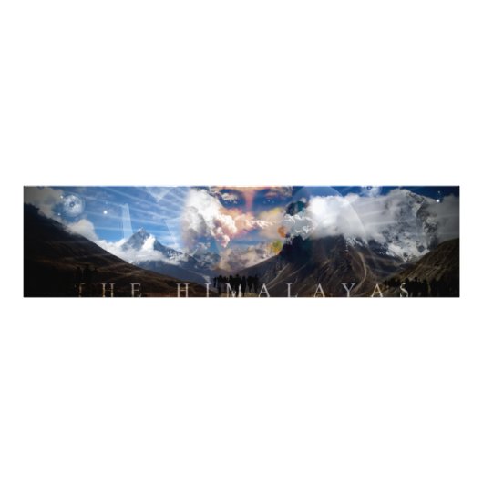 Der Himalaya - Foto Print (Vorne)