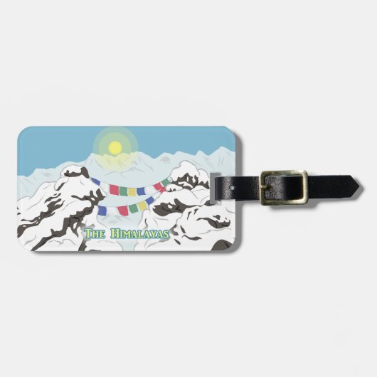 Der Himalaya Gepäckanhänger (Vorderseite horizontal)