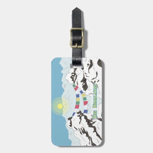 Der Himalaya Gepäckanhänger (Vorderseite vertikal)