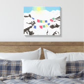 Der Himalaya Leinwanddruck (Insitu (Schlafzimmer))