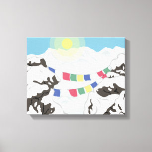 Der Himalaya Leinwanddruck