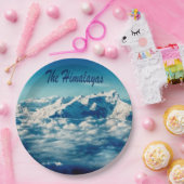 Der Himalaya mit Text Pappteller (Party)