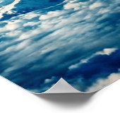 Der Himalaya mit Text Poster (Ecke)