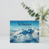 Der Himalaya mit Text Postkarte (Stehend Vorderseite)