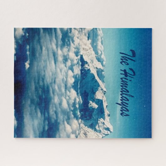 Der Himalaya mit Text Puzzle (Horizontal)