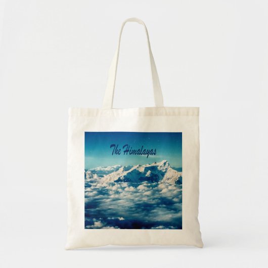 Der Himalaya mit Text Tragetasche (Vorne)